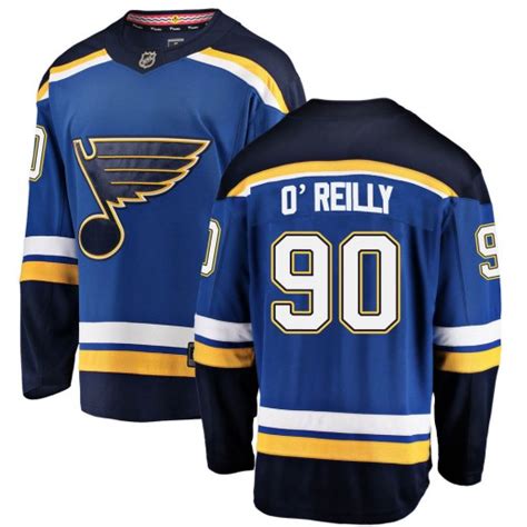 Fanatics.com Men's St. Louis Blues Ryan O'Reilly Premier Breakaway Jersey logo