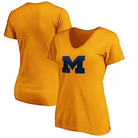 Fanatics.com Michigan Wolverines Women's Primary Logo V-Neck T-Shirt tv commercials