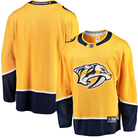 Fanatics.com Nashville Predators Breakaway Home Jersey logo