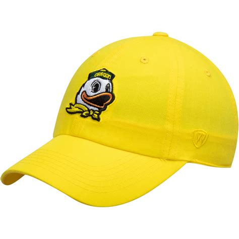 Fanatics.com Oregon Ducks Top of the World Primary Logo Staple Adjustable Hat logo