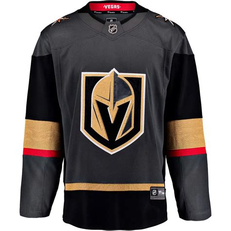 Fanatics.com Vegas Golden Knights Home Breakaway Jersey logo