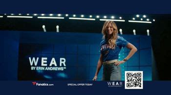 Fanatics.com Wear by Erin Andrews TV commercial - Now Officially Licensed