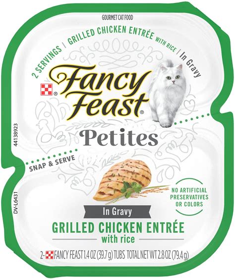 Fancy Feast Petites Grilled Chicken Entrée With Rice logo