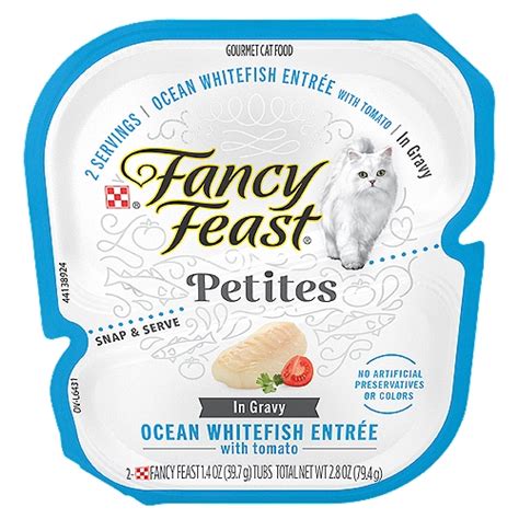 Fancy Feast Petites Ocean Whitefish Entrée With Tomato logo