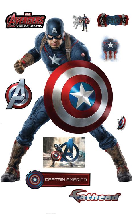 Fathead Captain America - Age of Ultron