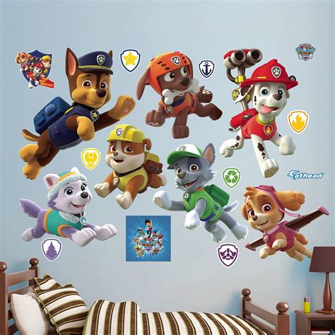 Fathead PAW Patrol Puppies Collection Wall Decal tv commercials