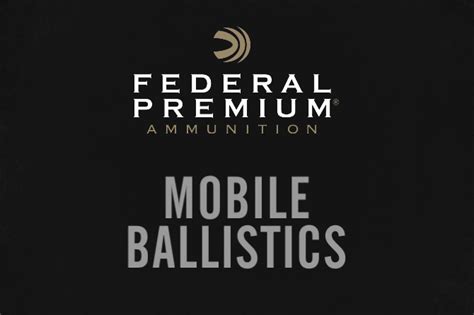 Federal Premium Ammunition Mobile App