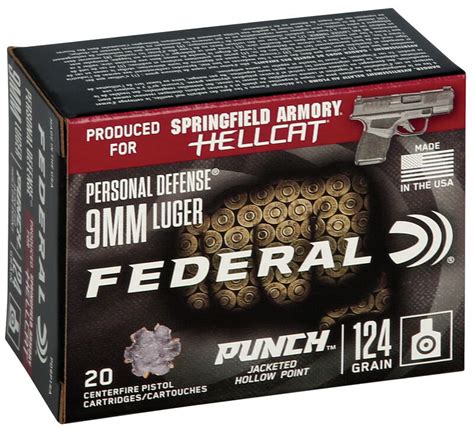 Federal Premium Ammunition Personal Defense Punch 9mm Luger