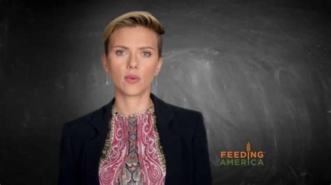 Feeding America TV Spot, 'Child Hunger PSA' Featuring Scarlett Johansson created for Feeding America