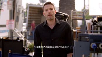 Feeding America TV Spot, 'Struggle With Hunger' Featuring Ben Affleck