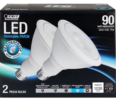 Feit Electric E26 1035 Lumens Clear LED Par 38 Bulb tv commercials