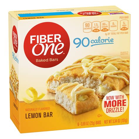 Fiber One 90 Calorie Lemon Bar logo