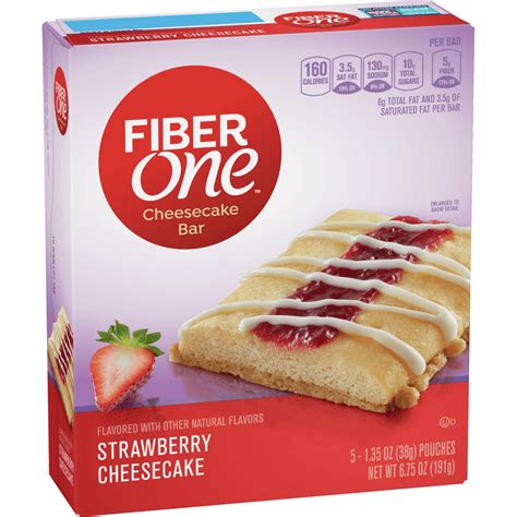 Fiber One Cheesecake Bars Strawberry