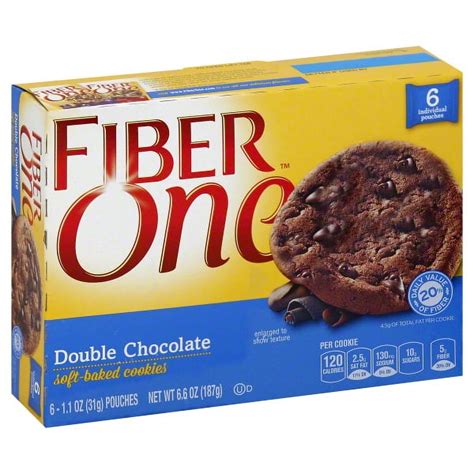 Fiber One Double Chocolate Soft Baked Cookies