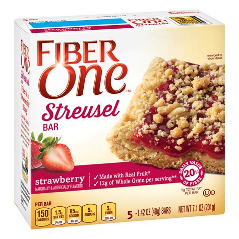 Fiber One Streusel: Strawberry logo