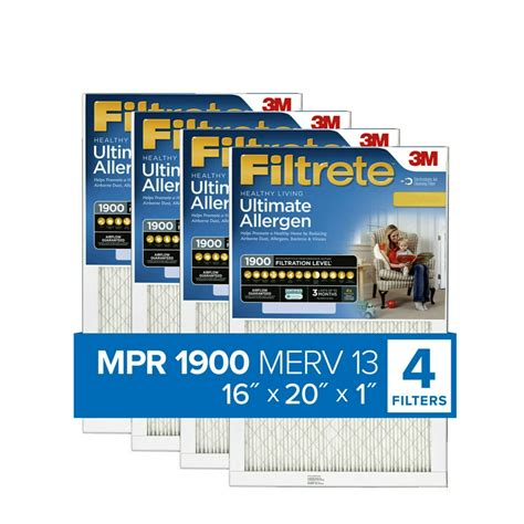 Filtrete 1500 Ultimate Allergen Healthy Living Filter logo