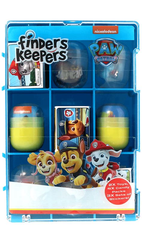 Finders Keepers Paw Patrol Mighty Pups Collectors Case logo