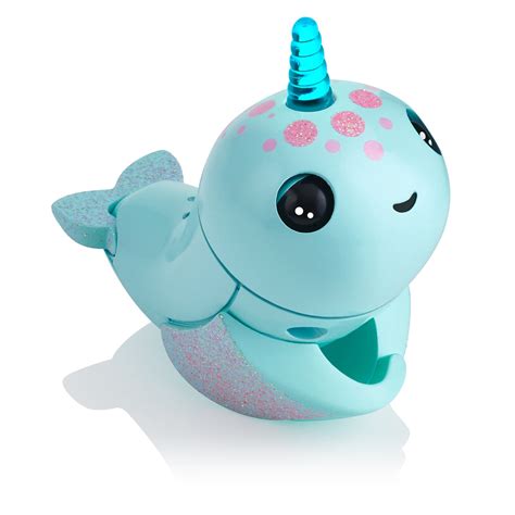 Fingerlings Light Up Narwhal - Nikki (Turquoise) logo