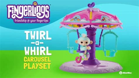 Fingerlings Twirl-a-Whirl Carousel TV commercial - Cant Stop, Wont Stop