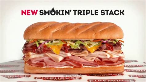 Firehouse Subs Smokin' Triple Stack tv commercials