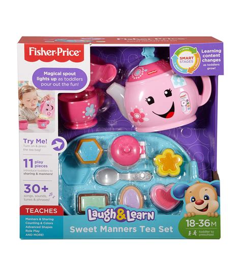 Fisher-Price Laugh & Learn Sweet Manners Tea Set logo