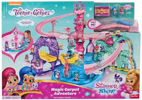 Fisher-Price Shimmer and Shine Teenie Genies Magic Carpet Adventure Set logo