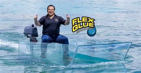 Flex Glue Clear TV commercial - Rubberized Glue: Glass Boat