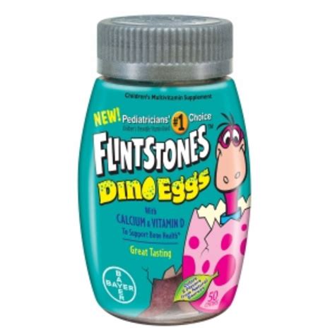 Flintstones Vitamins Dino Eggs logo