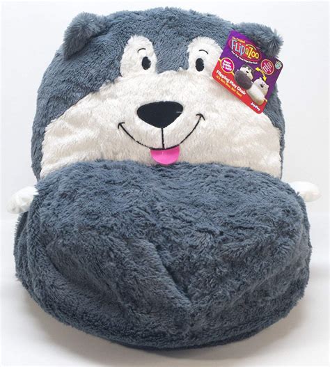 FlipaZoo Bean Bag Chair Polar Bear + Husky tv commercials