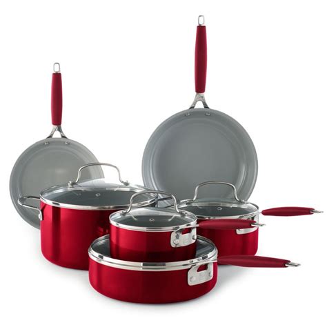 Food Network 10-pc. Ceramic Cookware Set