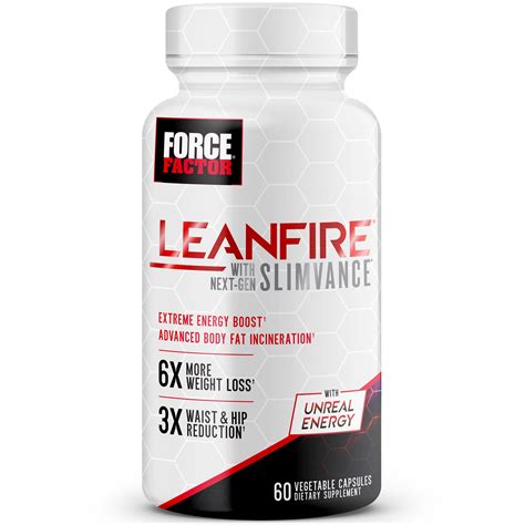 Force Factor Leanfire with Next-Gen Slimvance logo