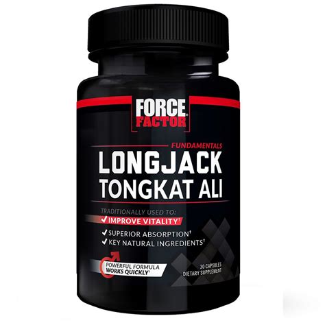 Force Factor Longjack Tongkat Ali Capsules logo