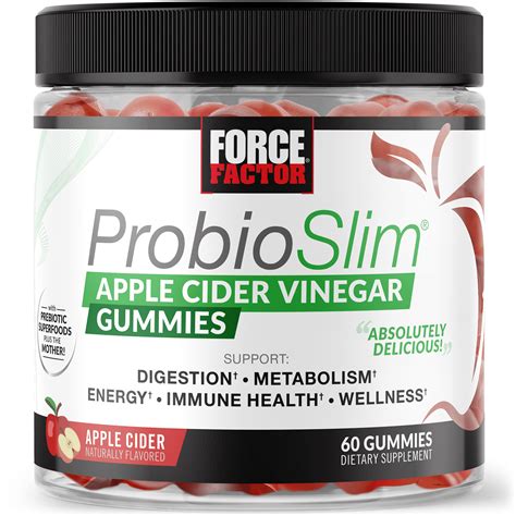 Force Factor ProbioSlim Apple Cider Vinegar Gummies tv commercials
