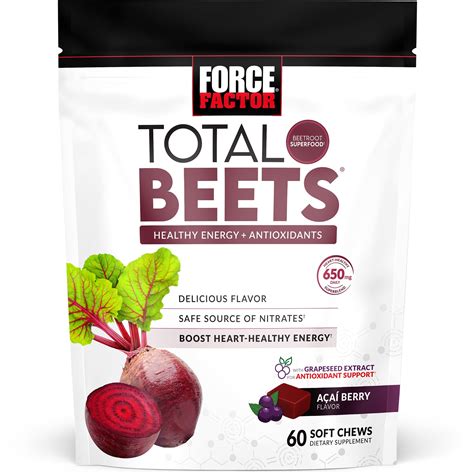 Force Factor Total Beets Soft Chews logo