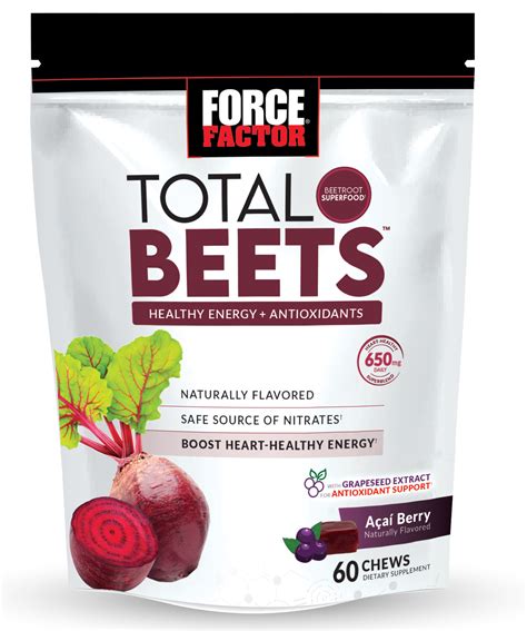 Force Factor Total Beets Soft Chews logo