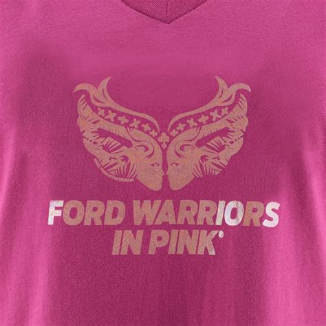 Ford Warriors in Pink Powerful Warrior Tee logo