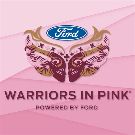 Ford Warriors in Pink True Courage Scarf logo