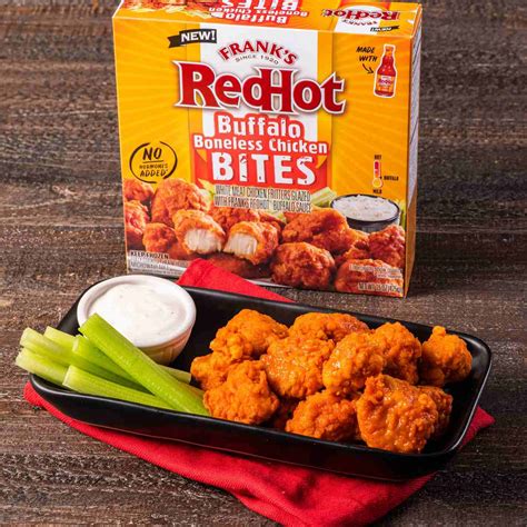 Frank's RedHot Buffalo Style Boneless Chicken Bites logo