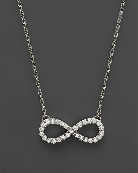 Fred Meyer Diamond Infinity Pendant in White Gold logo