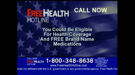 Free Health Hotline TV commercial