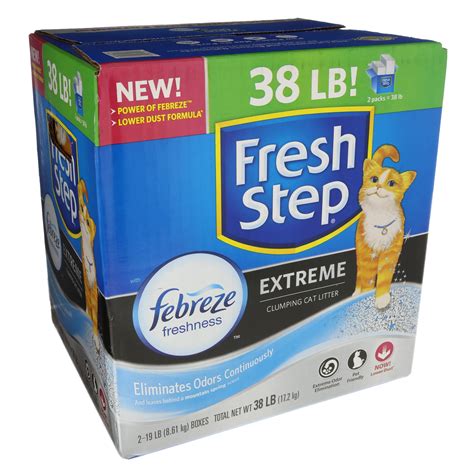 Fresh Step Extreme Odor Control with Febreze logo