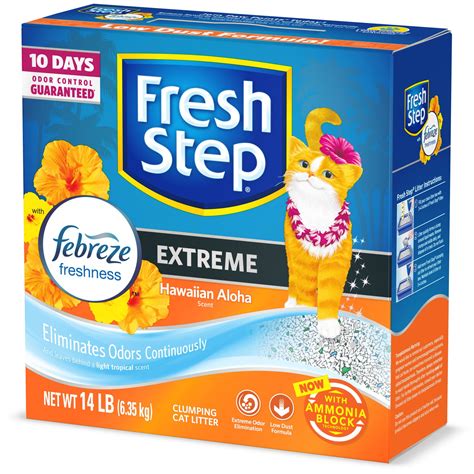 Fresh Step Hawaiian Aloha Scented Litter With the Power of Febreze logo