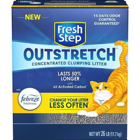 Fresh Step Outstretch Concentrated Clumping Litter With Febreze Freshness tv commercials