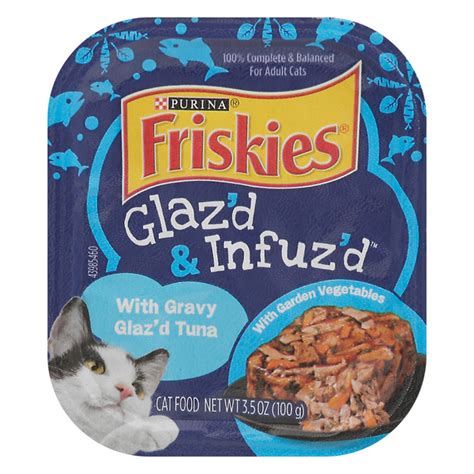 Friskies Glaz’d & Infuz’d With Gravy Glaz’d Tuna Wet Cat Food