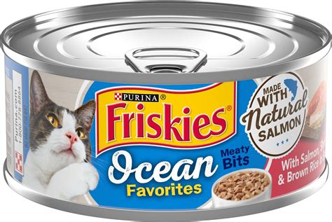 Friskies Ocean Favorites Meaty Bits Salmon, Shrimp & Brown Rice Wet Cat Food tv commercials