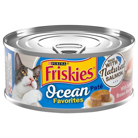 Friskies Ocean Favorites Salmon, Brown Rice & Peas Pate Wet Cat Food logo