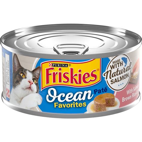 Friskies Ocean Favorites Salmon, Brown Rice & Peas Pate Wet Cat Food