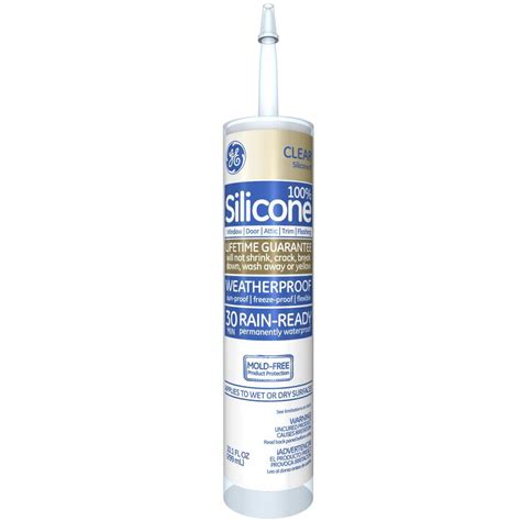 GE Silicone Caulk Silicone II Window and Door Sealant