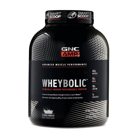 GNC AMP Wheybolic Protein Powder logo
