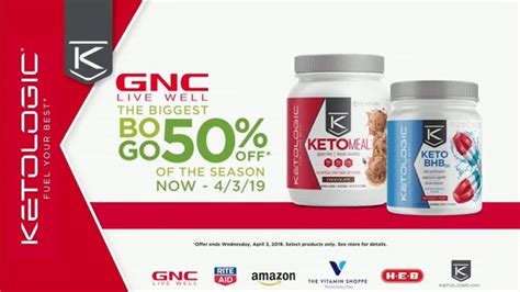 GNC Ketologic Buy One Get One Sale TV Spot, 'Swimsuit Season' created for GNC